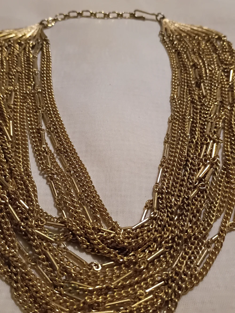 Coro Gold Multi-Strand Statement Necklace - Women Jewelry